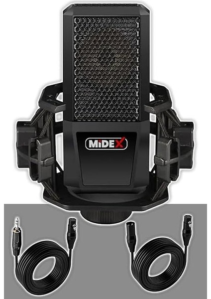 MX2020-GLX-500 Pro Midex Ses Kartı ve Condenser Mikrofon Stand Filtre Set fiyatları