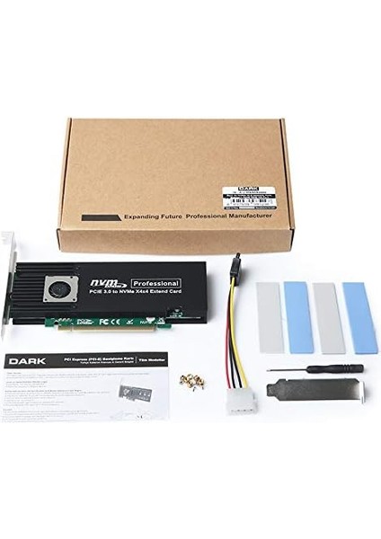 4x Nvme M.2 Destekli, Fanlı, Software Raıd Pcıe X8 Kart (DK-AC-PEM4000) indirimleri