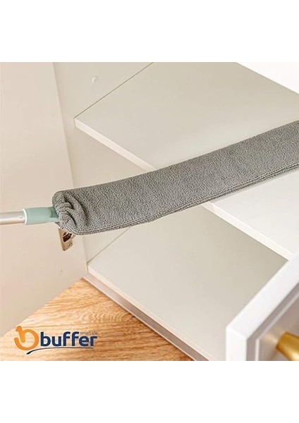 Sihirli Mikrofiber Başlıklı Girintili Yüzey Dip Köşe Raf Temizleme Mopu Toz Alma Fırçası indirimleri