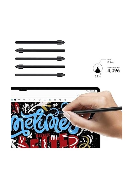 Samsung Ile Uyumlu S Pen Tab S6/S6LTE/S7/S7FE/S7ULTRA/S8/S8 Ultra/s9 Kalem Ucu (Adet) fırsatları