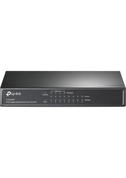 TL-SG1008P, 8-Port Gigabit Desktop Switch With 4-Port Poe+