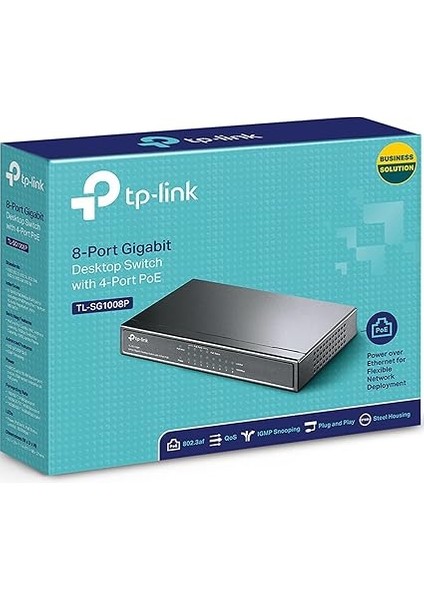TL-SG1008P, 8-Port Gigabit Desktop Switch With 4-Port Poe+ indirimleri