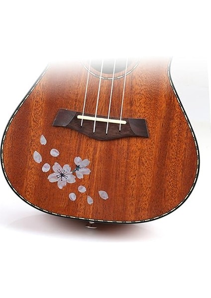 4 Gitar Paneli Çıkartmaları Ukulele Sticker Bas Paneli Sticker Kiraz Çiçeği Gitar Sticker Gitar Çıkartmalar Çiçek Gitar Sticker fırsatları