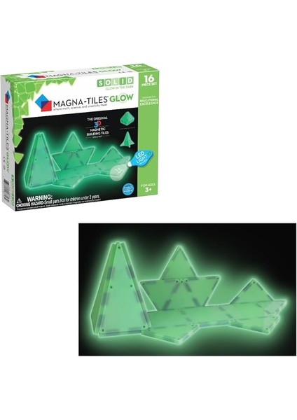 18816 Gece Parlayan 16'li Set, Çok Renkli