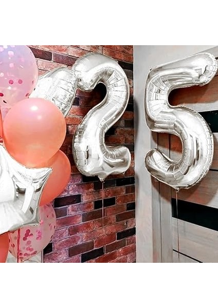8 Rakamı Doğum Günü Balonu Yaş Günü Gümüş Renk Uçan Balon 102 cm Doğum Günü ve Parti Dekorasyonu Büyük Boy Folyo Helyum Uçan Balon Yaş 8 Sayısı modelleri