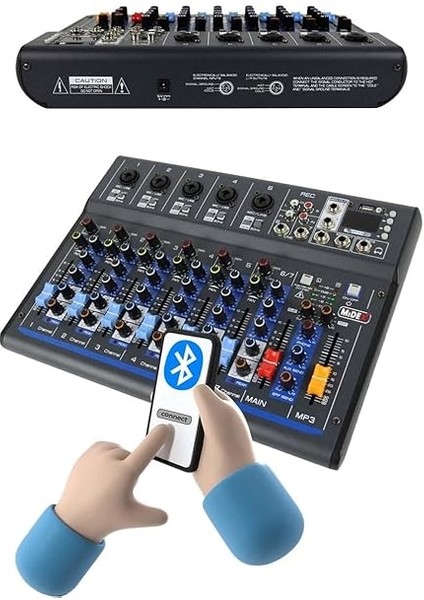 MDX-07FXU 7 Kanal Ses Mikseri Deck Mikser (Kayıt USB Efekt) modelleri