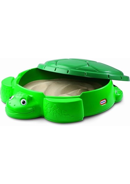 Tikes 173905E3 Kaplumbağalar Sandbox Güvenli ve Taşınabilir Yaz Oyuncak, Kürek Havuzu ve Açık Hava Saklama Kutusu - 12 Ay ve Üstü Çocuklar Için Yaratıcı Oyun Bahçe Oyuncaklarını Destekler