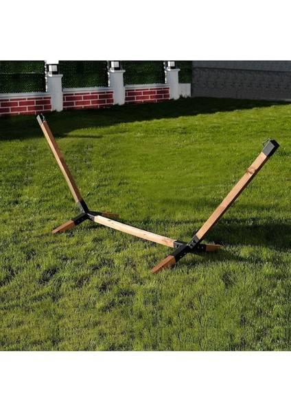 Shop Metal Ayaklı Ahşap Hamak Ayağı Kayın Gürgen Ceviz 80 x 301