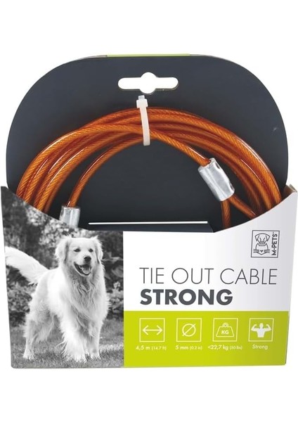 Strong Bahçe Bağlama Halatı 4.5mt/orange