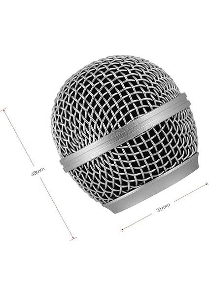 Mikrofon Grille Mic Yedek Top Kafa ile Uyumlu Shure SM58 / SM58S / SM58LC / BETA58 / BETA58A / SA-M30 / SV100 / Ut2 / PGX24 / Slx4 Mikrofonlar fiyatları