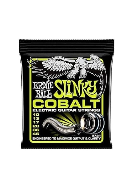 Ball Normal Slinky Kobalt Elektro Gitar Telleri, Ölçü 10-46 modelleri