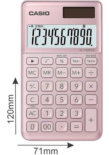 SL-1000SC-PK 10 Hane Pembe Cep Tipi Hesap Makinesi fırsatları
