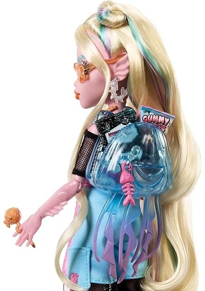 Hıgh Lagoona Blue Bebek Evcil Hayvanı Neptuna ve Aksesuarlarıyla Monster High Lagoona Blue Bebek HXH75 indirimleri
