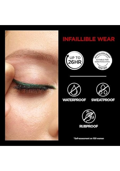 Paris Infaillible Automatic Jel Göz Kalemi - Yoğun Siyah modelleri