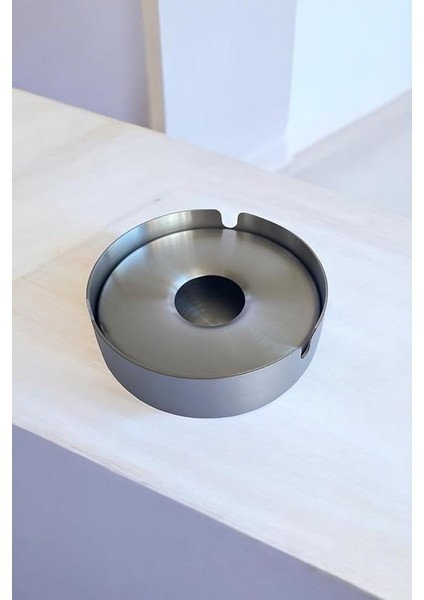 Paslanmaz ve Kararmaz Çelik Küllük/kül Tablası - 10 cm
