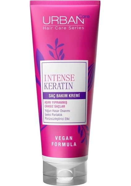 Care Intense Keratin Aşırı Yıpranmış Saçlara Özel Saç Bakım Kremi 250 Ml- Vegan