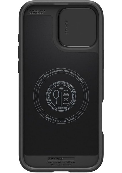 iPhone 16 Pro Kamera Korumalı Magsafe Kılıf Optik Armor Hava Kanalı Teknolojisi™ Askeri Sınıf Koruma Magfit Black Dokulu Yüzey Kapak - ACS08149 fırsatları