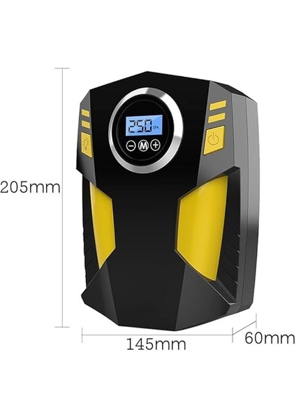 Dijital Lastik Şişirme 12V Dc Taşınabilir Hava Kompresörü 150 Psı Lastik Pompası Basınç Göstergeli Fener ST-5002 fırsatları