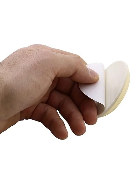 Kapı Stoperi Tamponu Kendinden Yapışkanlı Kapı Stopu Beyaz 6 Adet modelleri