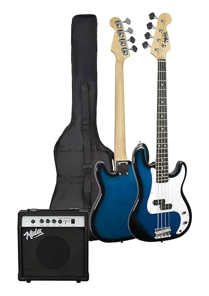 CBG-460BL 46 Inç 4/4 Yetişkin Amfili Bas Gitar Seti Blue fiyatları