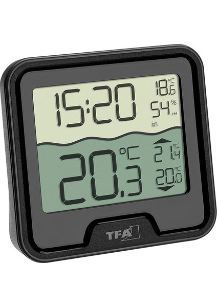 Dostmann Marbella Kablosuz Havuz Termometresi, 30.3066.01, Yüzen, Dijital, Su Sıcaklığı, Siyah