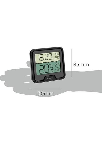 Dostmann Marbella Kablosuz Havuz Termometresi, 30.3066.01, Yüzen, Dijital, Su Sıcaklığı, Siyah indirimleri