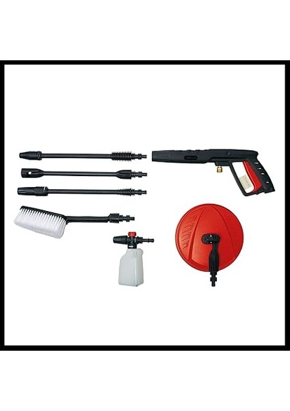 Yüksek Basınçlı Yıkama Makinesi Te-Hp 140 (1.900 W, Maks. 140 Bar, Modüler Hızlı Bağlantı Sistemi, Yüksek Basınç Hortumu, Tabanca, Lans, Çeşitli Nozullar, Fırça, Sprey Kabı Dahil) - 4140760 modelleri