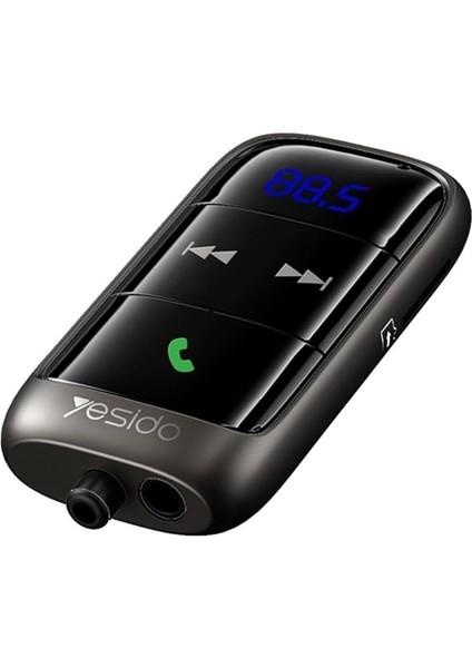 Bluetooth Aux Araç Kiti Fm Transmitter USB Kablo Çıkış Oto Müzik Çalar Kiti 2cihaz Bağlantılı modelleri