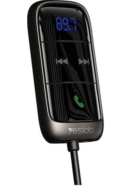 Bluetooth Aux Araç Kiti Fm Transmitter USB Kablo Çıkış Oto Müzik Çalar Kiti 2cihaz Bağlantılı fırsatları