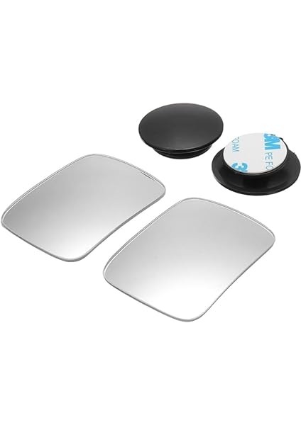 Dikdörtgen Gerçek Cam Kör Nokta Aynası Park Aynası 360 Derece 3m Foam Yapıştırıcılı Hareketli 2 Adet fiyatları