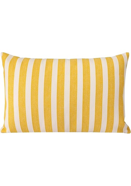 Funky Sarı Çizgili Yastık 35X55CM