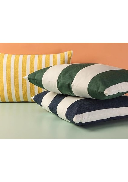Funky Sarı Çizgili Yastık 35X55CM modelleri