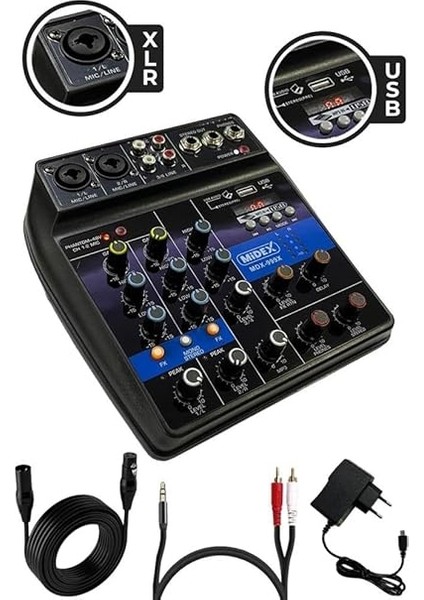 Rec Paket-1 BM800 Mikrofon Phantomlu Mikser Stand Filtre Set fiyatları