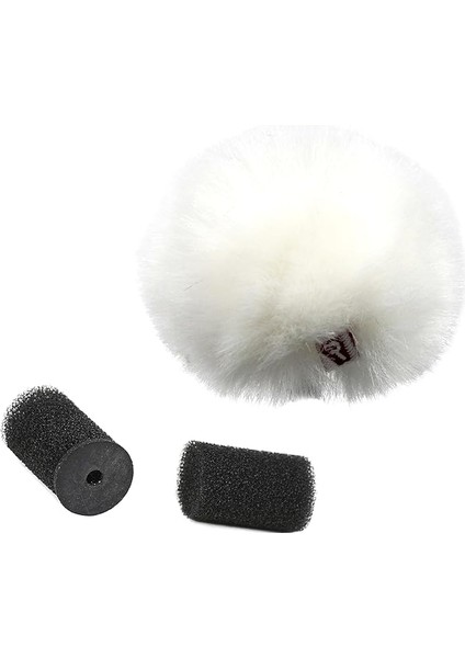 065516 Beyaz Renk Yaka Mikrofonu Için Rüzgar Koruyucu