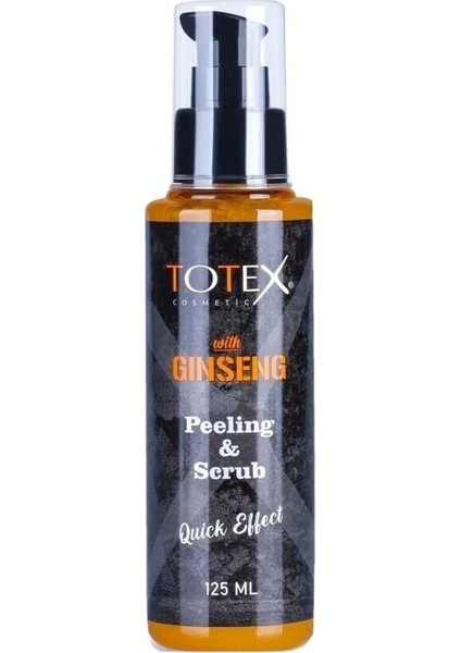 Yüz Peeling ve Ovma Jeli | Yüz Bakımı Ginseng Parlatıcı Peeling Siyah Noktaları Temizler | Koyu Nokta Akne Için Hızlı Etki 125 ml