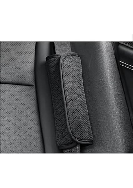 2 Parça Araba Emniyet Kemeri Ped Kapak Kiti Çocuk Emniyet Kemeri Ayar Tutucu Anti-Le Boyun Araba Koltuğu Özel Emniyet Kemeri Omuz Koruma Yardımcı (Siyah A) fırsatları