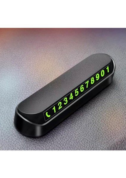Concept Oto Araba Göğüs Üstü Numaratör Fosforlu Aç Kapa Sistem Araç Park Telefon Numaratörü Ön Torpido Üstü Telefon Numarası Göstergesi