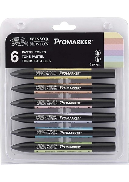 &amp; Newton Promarker 6'lı Set Pastel Tones