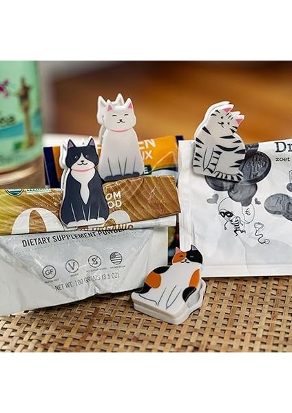Poşet Klipsi Kedi 4'lü fiyatları
