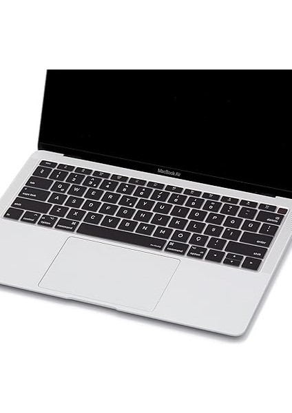 Laptop Macbook Air 13INÇ Klavye Koruyucu (Us To Tr) Touchıd'li A1932 ile Uyumlu Siyah modelleri