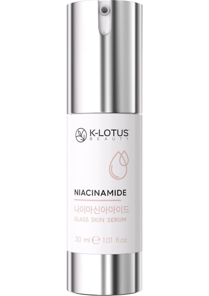 Beauty Cildi Parlatır, Sıkılaştırır ve Cilt Bariyerini Güçlendirici Glass Skin Niacinamide Cam Cilt Serumu