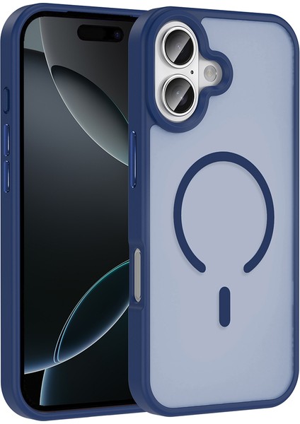 Apple iPhone 17 Kılıf M-Safe Şarj Özellikli Mat Arka Yüzey Zore Sio Kapak