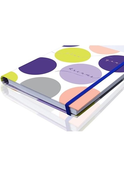 Journals 16,5X22,5 cm Gizli Spiralli Noktalı Defter Tarihsiz Not Defteri (Candy Polka) fiyatları