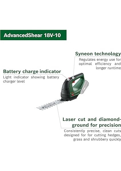 Advancedshear 18V-10 (Bt) Solo modelleri