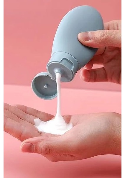 Adet Seyahat Tipi Doldurulabilir Krem Şampuan Duş Jeli Sprey Losyon Şişe Seti Krem Kutusu 60 ml modelleri