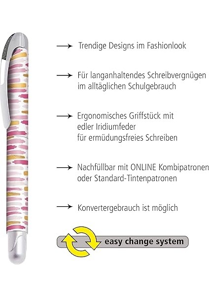 College Iı Pink Brush Dolma Kalem M fiyatları