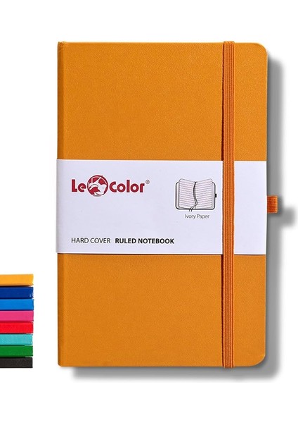 Color Tarihsiz Klasik Defter Rec Note 13X21 Çizgili Turuncu