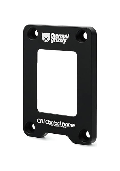 Grizzly - Cpu Kontak Çerçevesi Intel 13. ve 14. Nesil - Soğutma Performansını Artırmak Için Optimize Edilmiş Cpu Kontak Basıncı Için - Kolay Kurulum - DER8AUER Tarafından