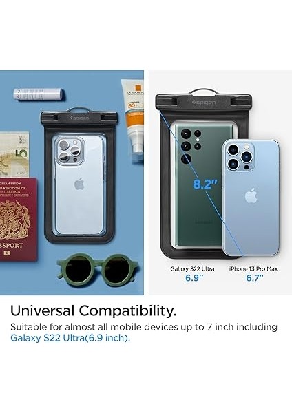 Aqua Shield Waterproof Ipx8 Sertifikalı Su Geçirmez Kılıf A601 Black - AMP04525 fiyatları