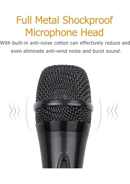 Elde Taşınabilir Kablolu Dinamik Mikrofon Vokal Akustik Enstrümanlar Için Doğru Kardioid Alımı Ayrılabilir Çok Fonksiyonlu Stüdyo Kaydı Podcasting Canlı Yayın Barındırma 5 Xlr Kablo Saklama indirimleri